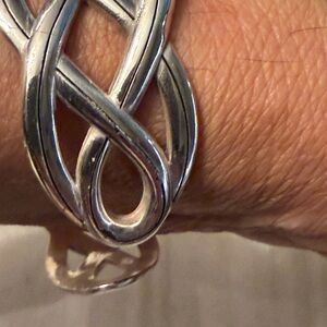 Brighton Interwoven Silver Cuff Bracelet